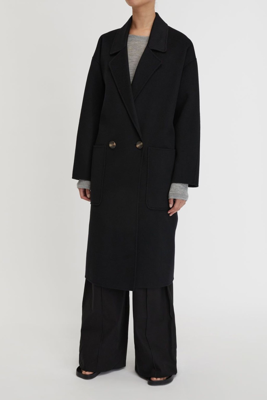 Lee Mathews Florentine Cashmere Cocoon Coat