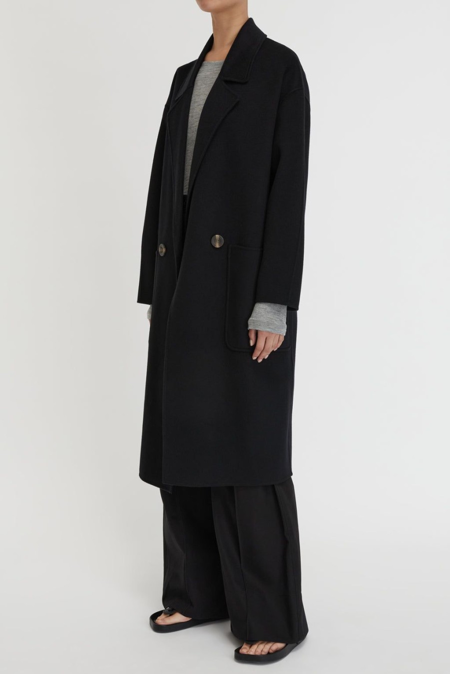 Lee Mathews Florentine Cashmere Cocoon Coat