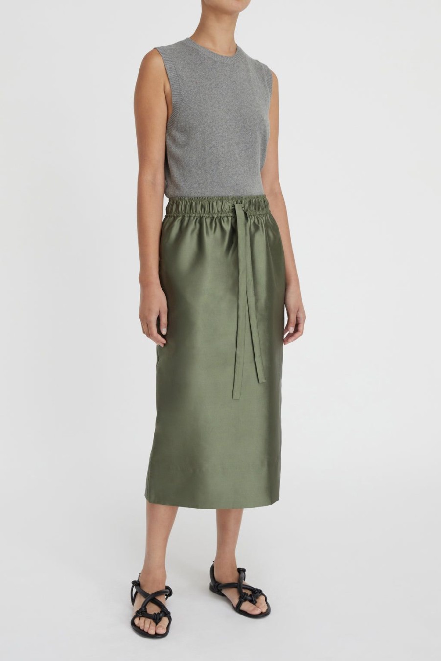 Lee Mathews Penny Midi Skirt