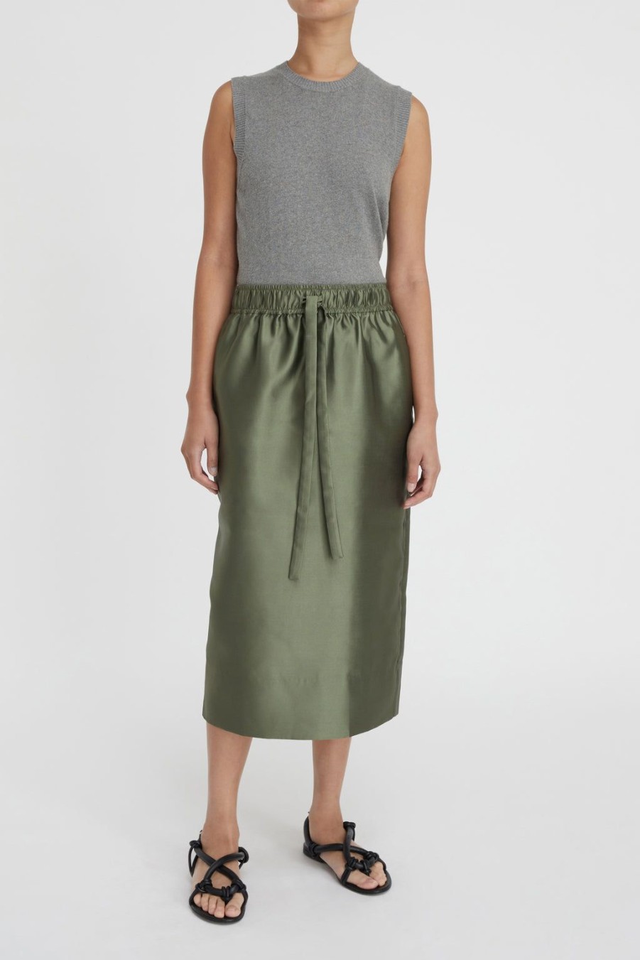 Lee Mathews Penny Midi Skirt