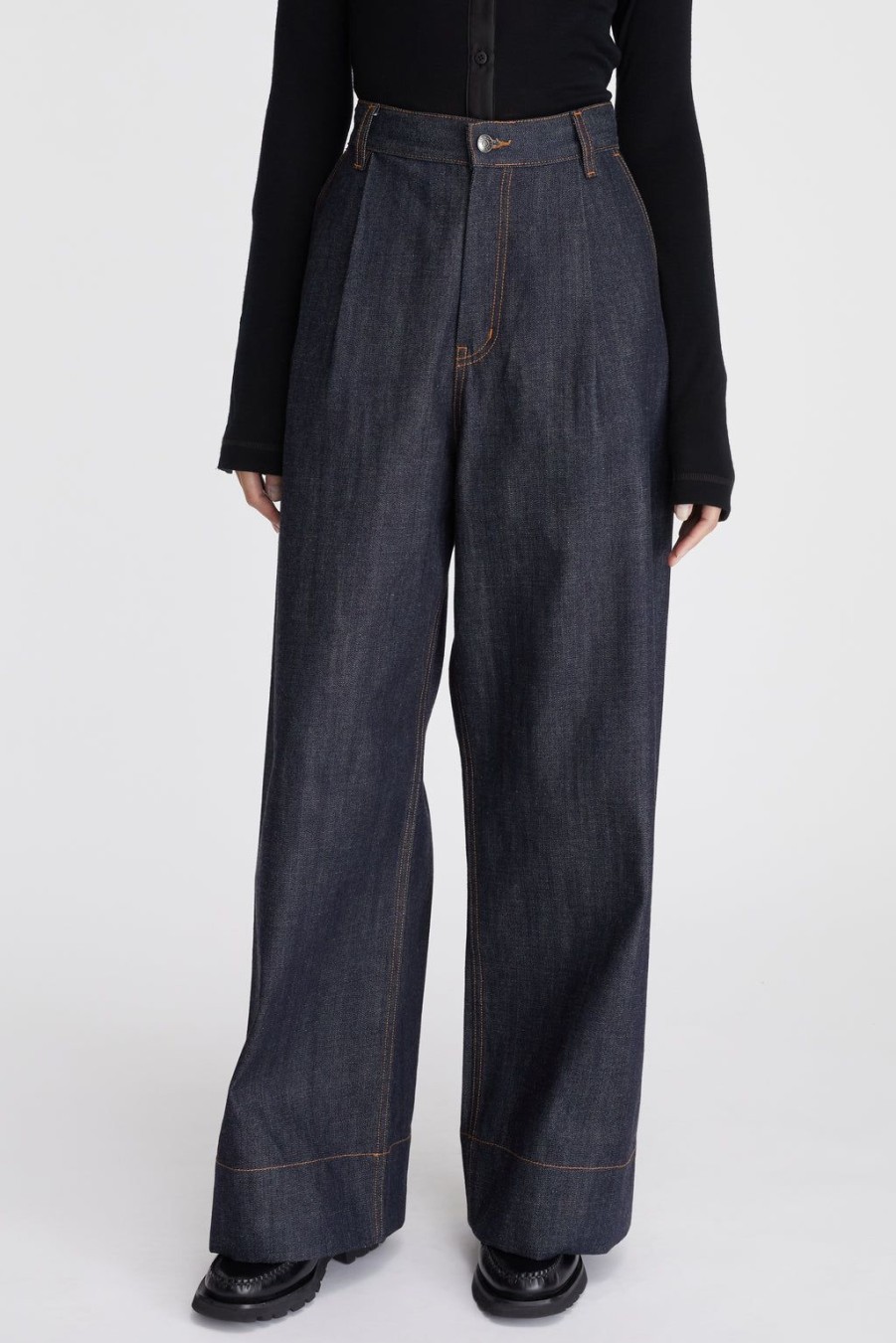 Lee Mathews Lm Denim Pleat Pant