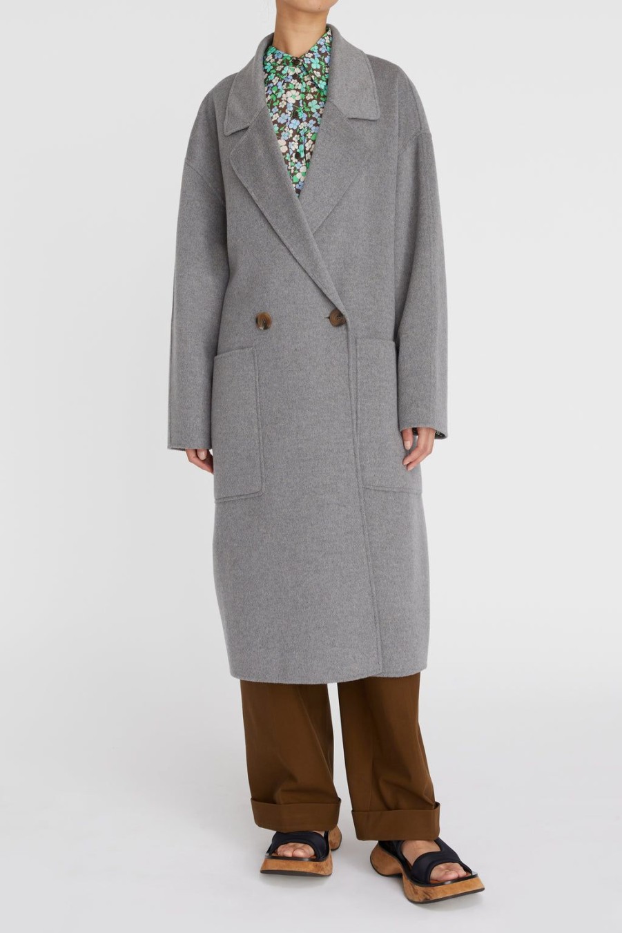 Lee Mathews Florentine Cashmere Cocoon Coat