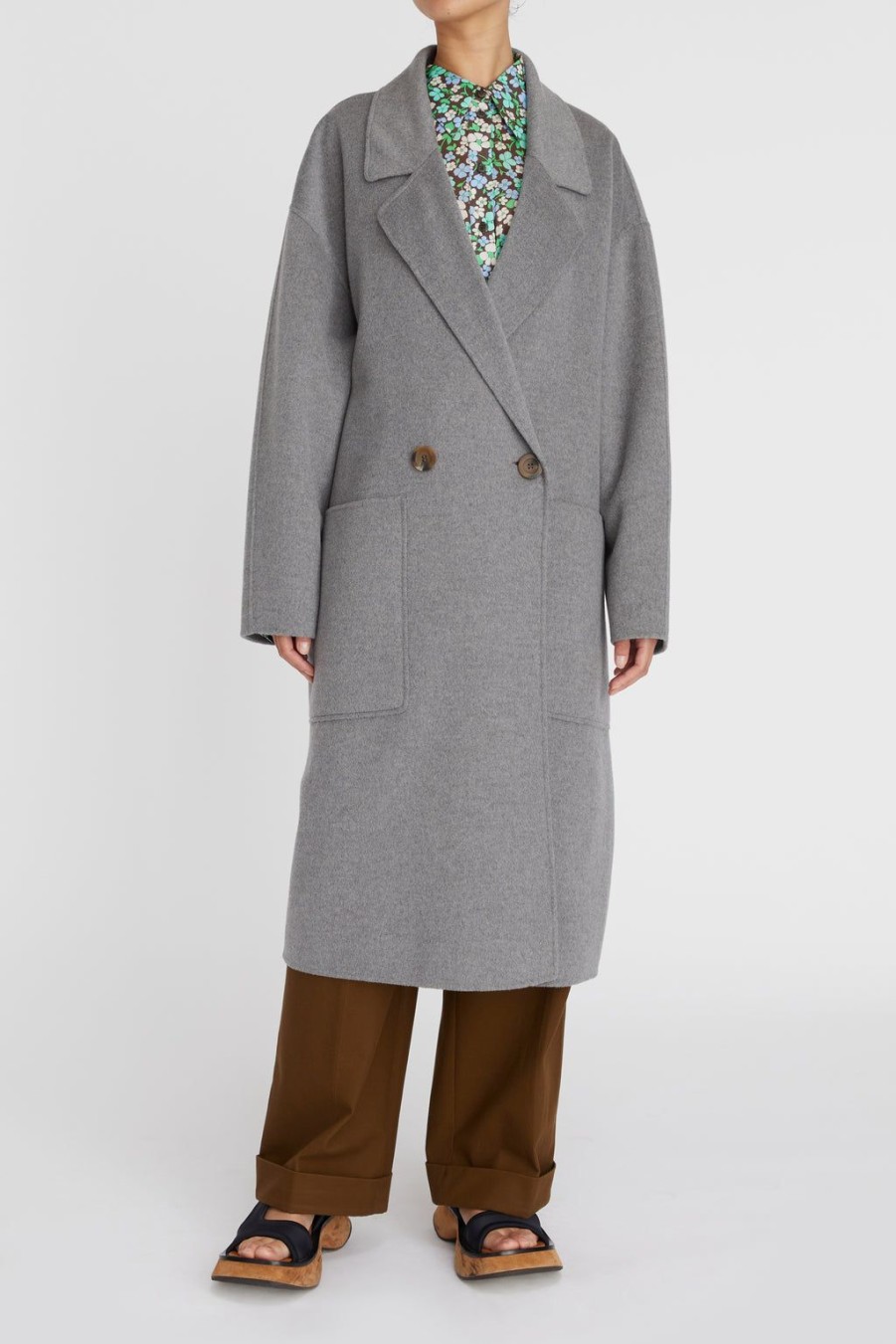 Lee Mathews Florentine Cashmere Cocoon Coat