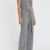 Lee Mathews Cotton Cashmere Wide Leg Pant