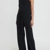 Lee Mathews Cotton Cashmere Wide Leg Pant