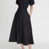 Lee Mathews Lm Poplin Flare Skirt