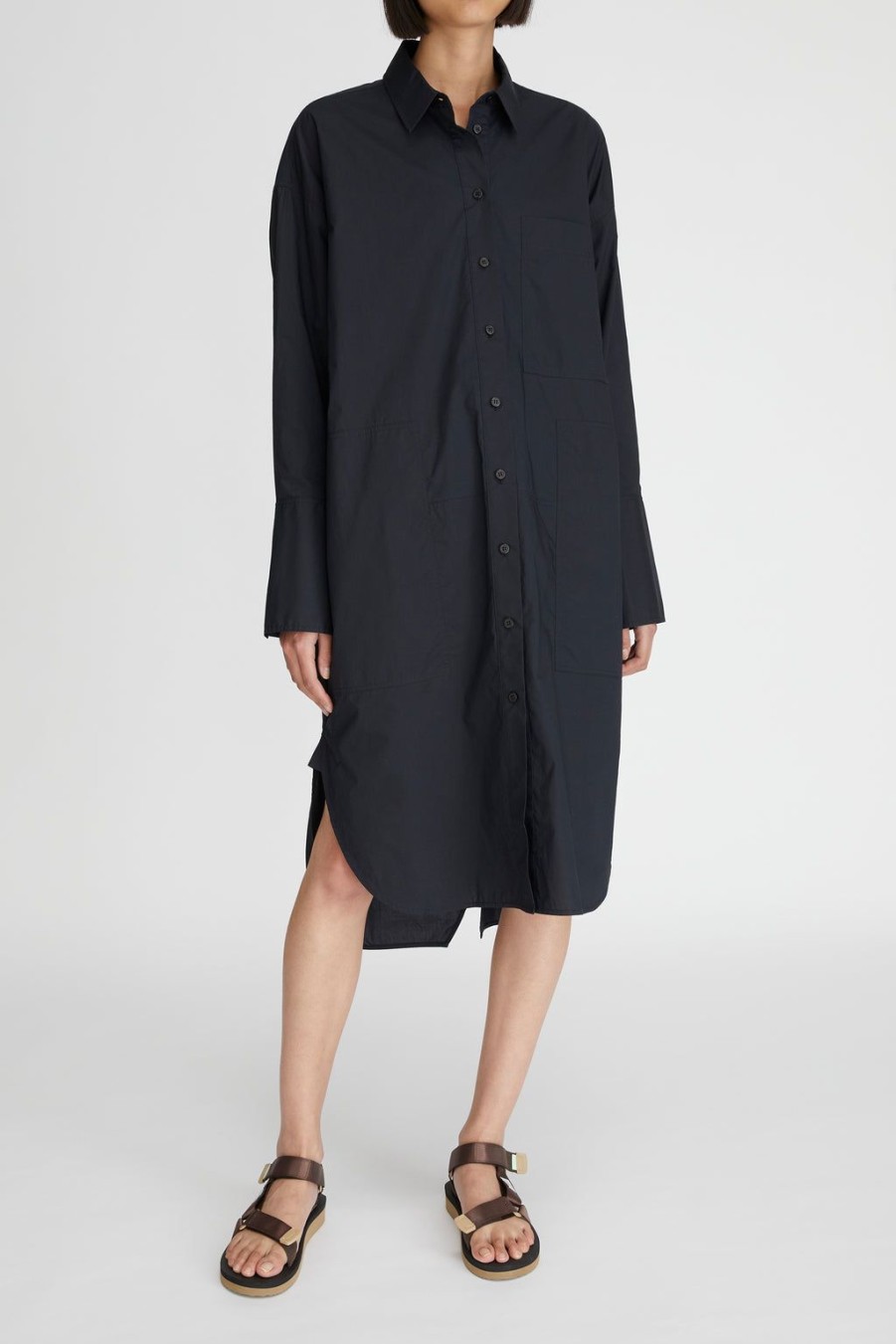 Lee Mathews Lm Poplin Ls Shirt Dress