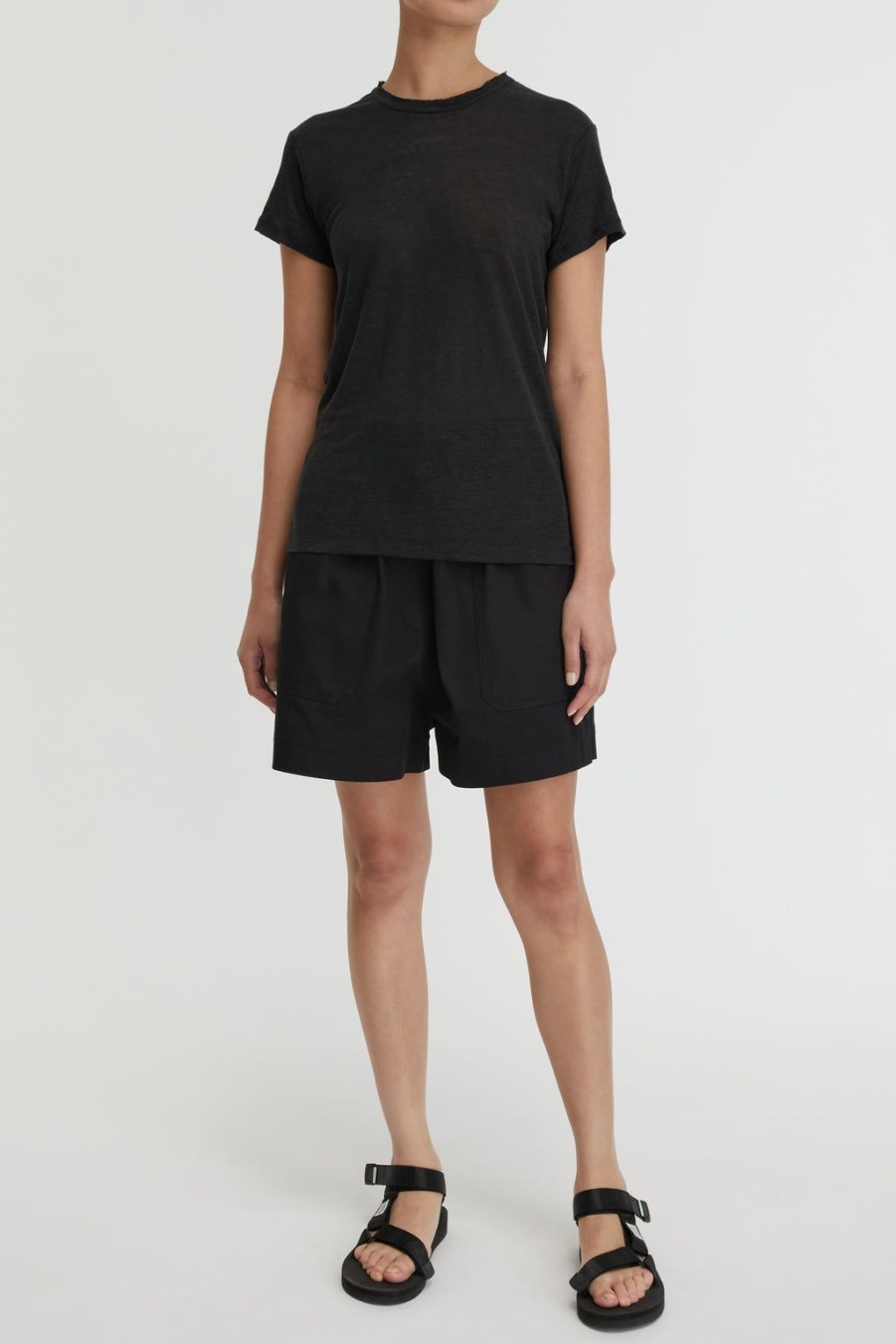 Lee Mathews Tilly Linen Jersey Tee