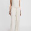 Lee Mathews Cotton Cashmere Wide Leg Pant