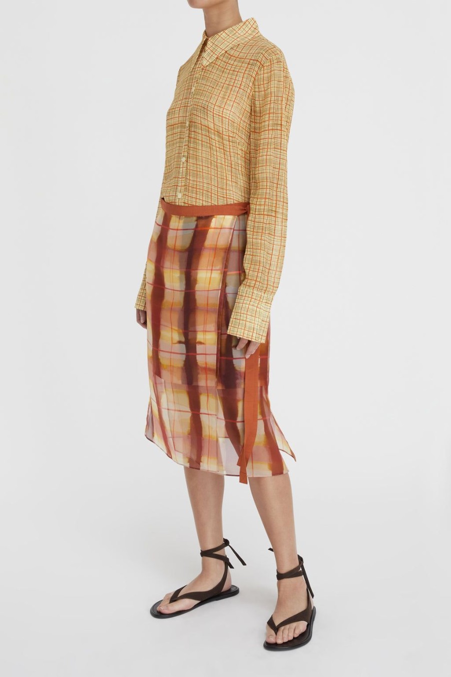 Lee Mathews Amelie Wrap Skirt