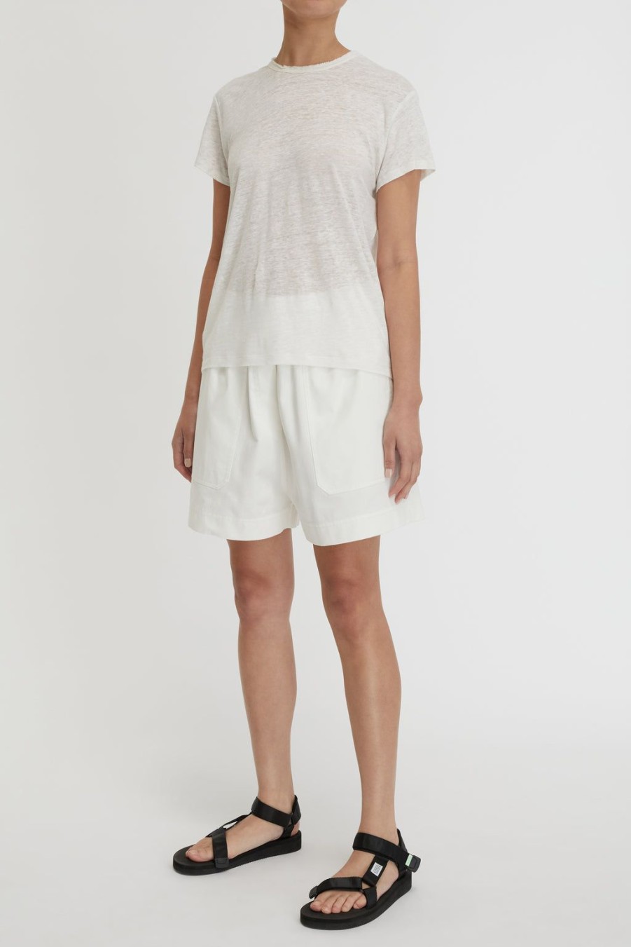 Lee Mathews Tilly Linen Jersey Tee