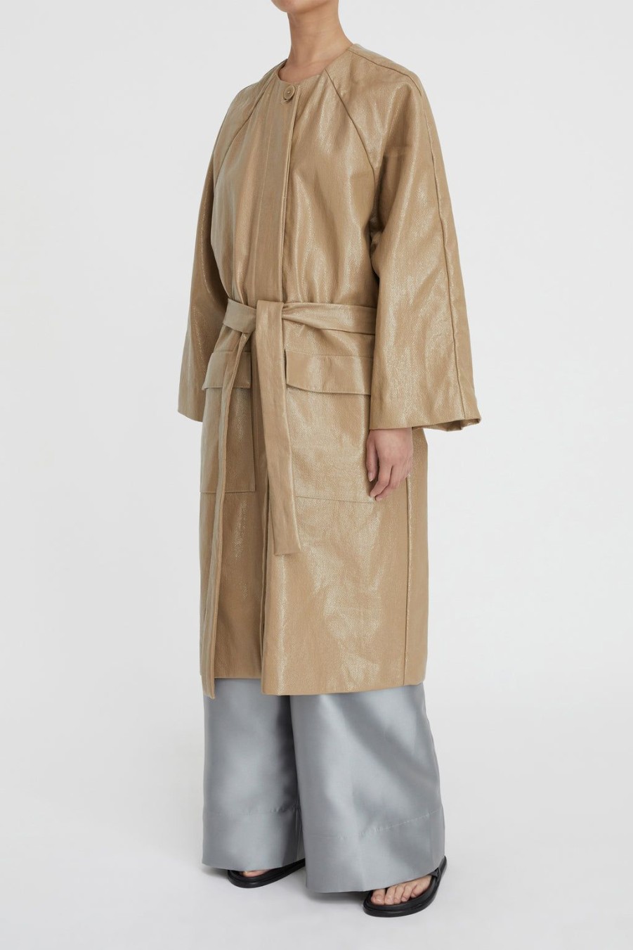 Lee Mathews Luis Raglan Coat