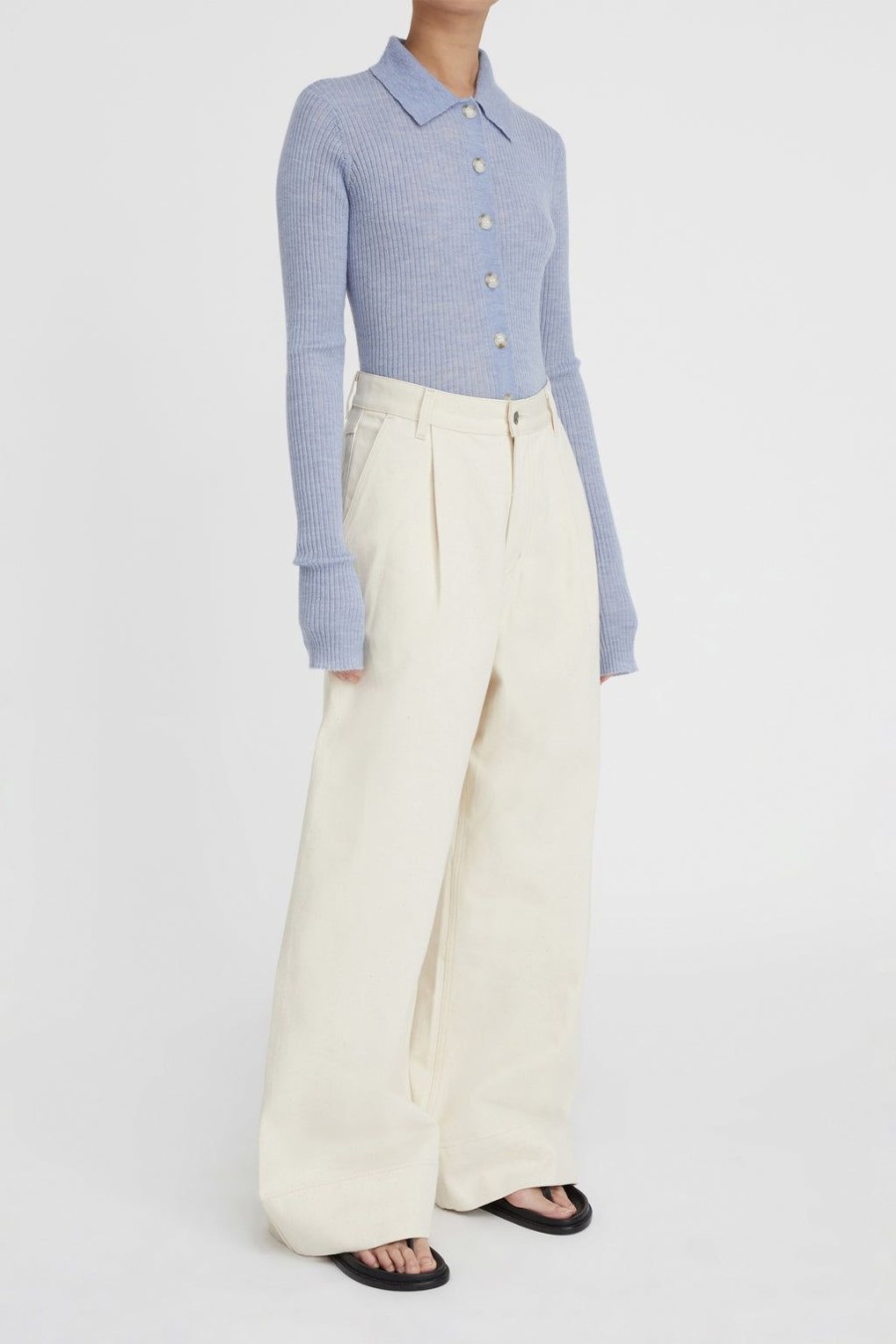 Lee Mathews Lm Denim Pleat Pant